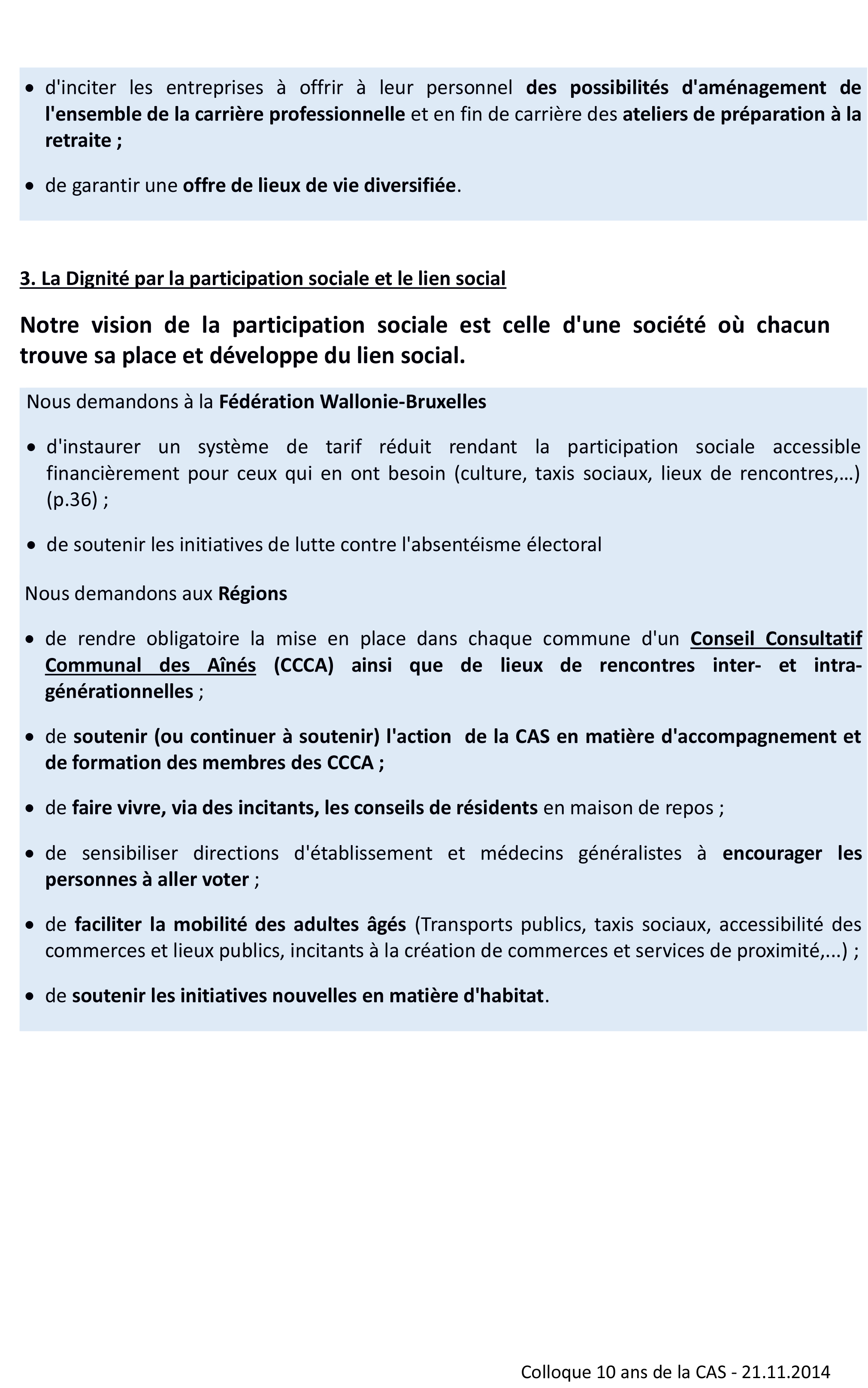 Colloque 10 ans de la CAS